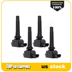 Set of 4 Ignition Coils for Mazda 3 Sport 2.0L 2.5L (2014–2018)