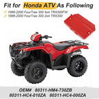 Red Plastic Battery Cover for Honda Fourtrax 300 TRX300 (1988–2000)