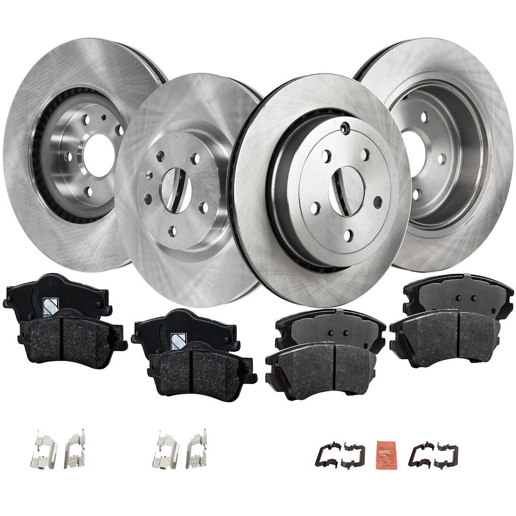 Brake Disc Rotors and Pads Kit for Chevrolet Caprice (2015–2017)
