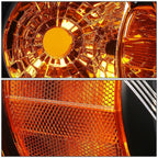 Headlight Headlamps for Chevy Cobalt Pontiac G5 Pursuit (2005–2010) Black Amber