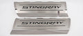 Fuel Rail Covers w/Black Solid Vinyl "STINGRAY" Inlay for 2014-2019 Corvette