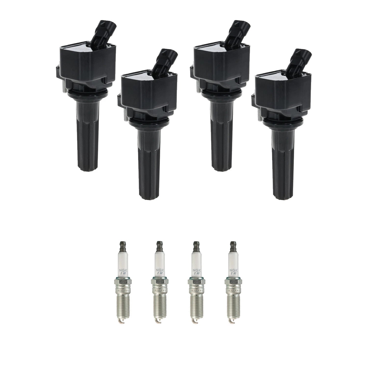 Set of 4 Ignition Coils & NGK Iridium Spark Plugs for Canyon (2004–2012)