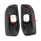 Fog Light Bezel Covers for Dodge Ram (2019-2024) - Black ()