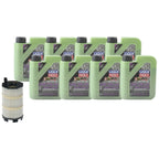 Engine Oil Change Kit 5W-40 for Audi A8 Quattro (2000–2002) - 8L Liqui Moly Molygen, Hengst