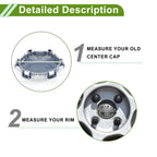 Wheel Center Caps No. 4260B60290 for Toyota Land Cruiser 150 (2008–2021)
