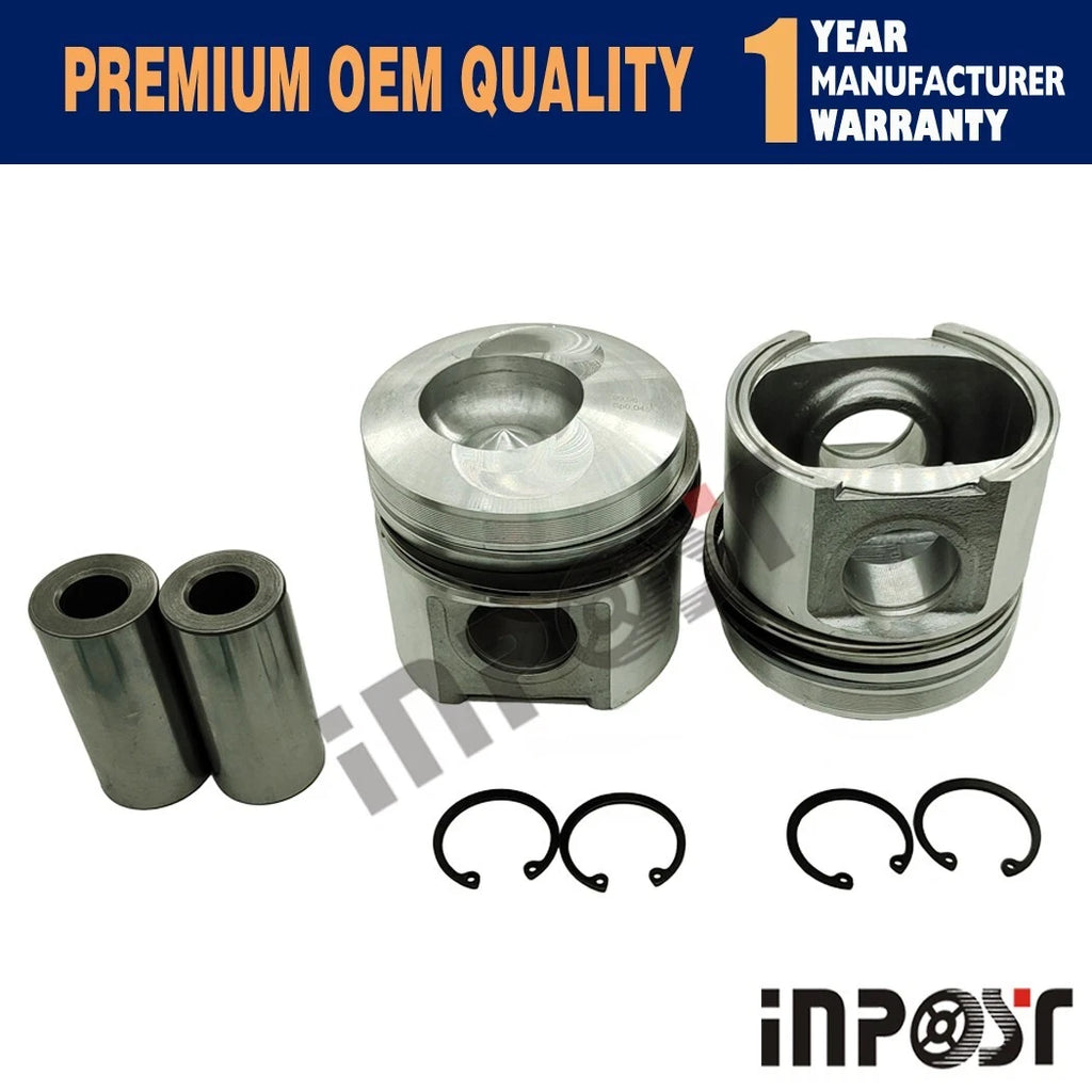 Set of 2 STD Pistons + Rings for Deutz F2L511