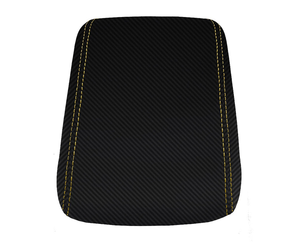 Carbon Fiber Console Lid Armrest Cover for Audi A5/S5 (2008–2017)