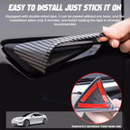 Carbon Look Side Camera Decor Cover Trim for Tesla Model 3 (2024-2025)