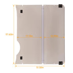 Tinted Windshield for EZGO RXV (2008–Present) Folding Protection