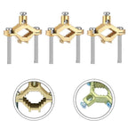 Copper Alloy Ground Clamp Set for Water Pipes and Steel Bonding