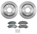 Front Brake Kit with ProAct Pads & 312mm Disc Rotors for Dodge Ram