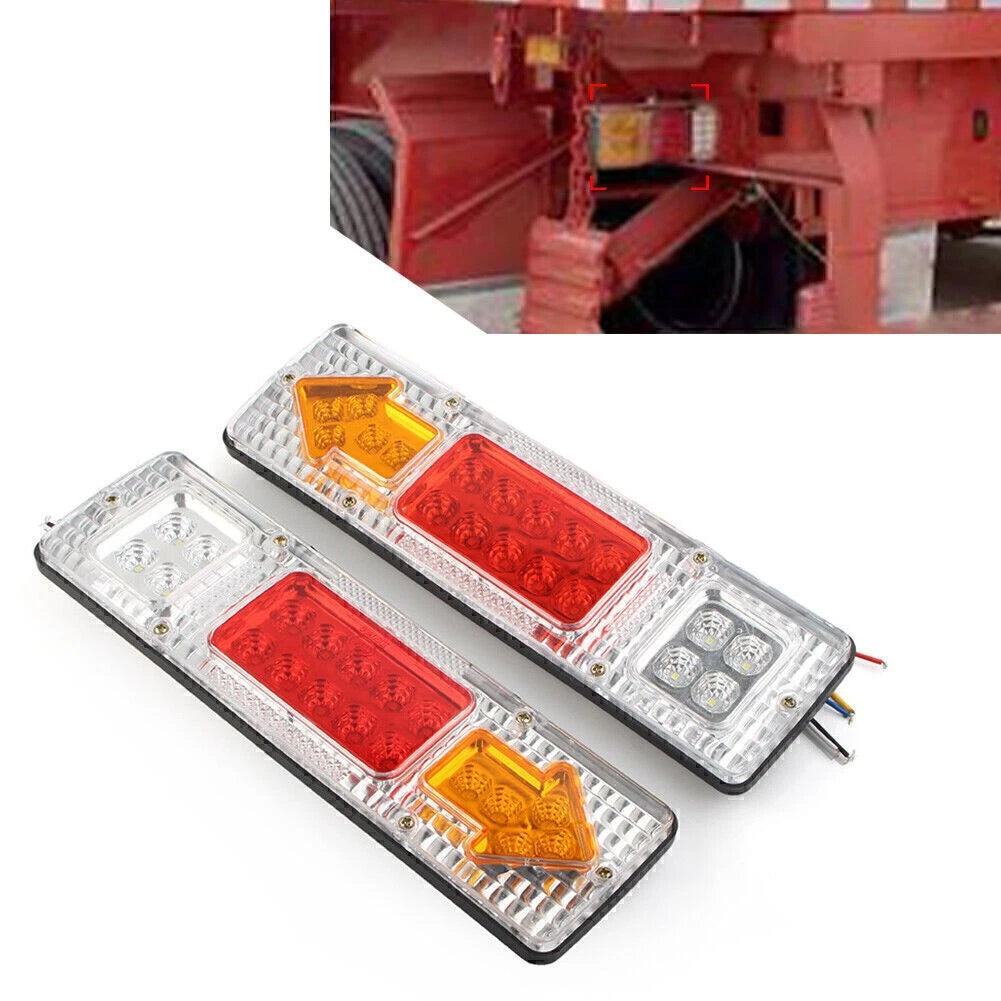 24V LED Rear Tail Light for Trailer Truck Caravan