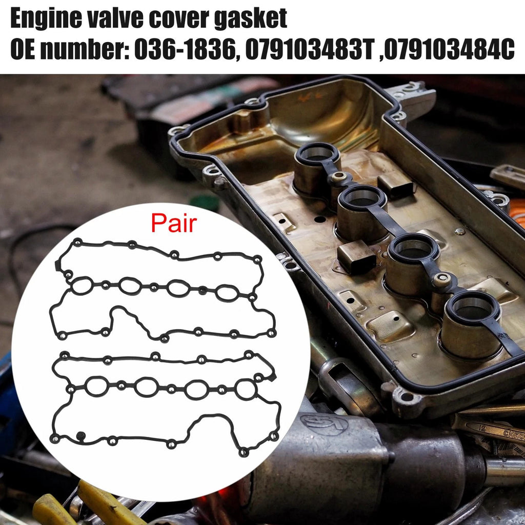 Valve Cover Gasket Set for Audi A6 A8 Q7 S5 Quattro, VW Touareg (079103483T)