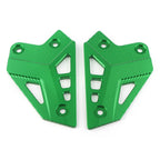 2X CNC Green Rear Foot Peg Heel Guard Cover for Kawasaki Z900 (2017–2019)