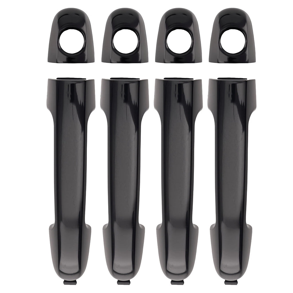 Black Door Handle Set for Hyundai Elantra (2006–2010)