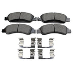 Set of 4 Akebono ProACT Front Ceramic Brake Pads for Cadillac Chevrolet GMC (2010–2020)
