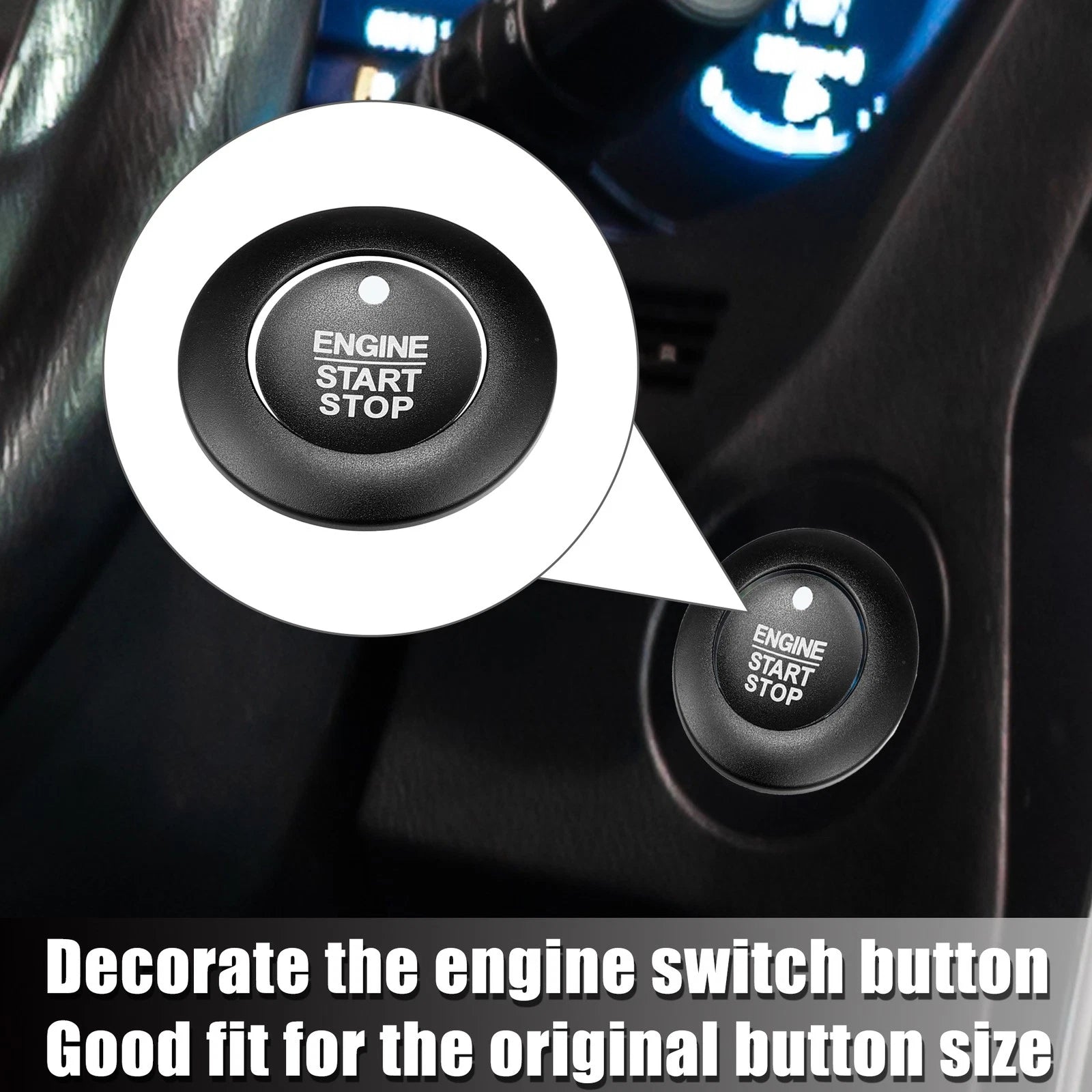 Start Stop Button Cover Kit for Ford Explorer Hybrid (2011–2023) 723115121223