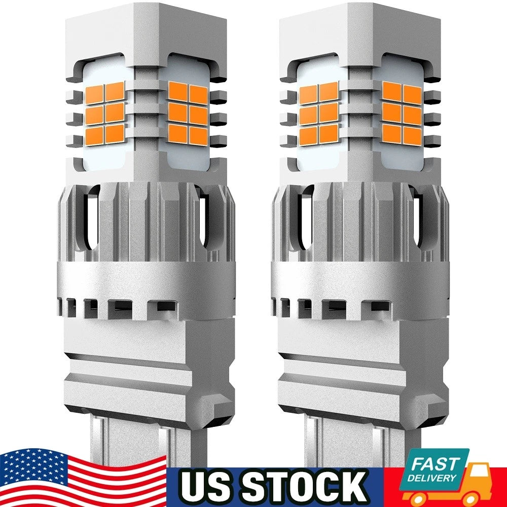 LED Turn Signal Light 3157 Amber Canbus Bulb for Chevy Silverado 1500 (1999–2013)
