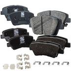 Set of 4 Ceramic Brake Pads for Hyundai Sonata (2009–2015)