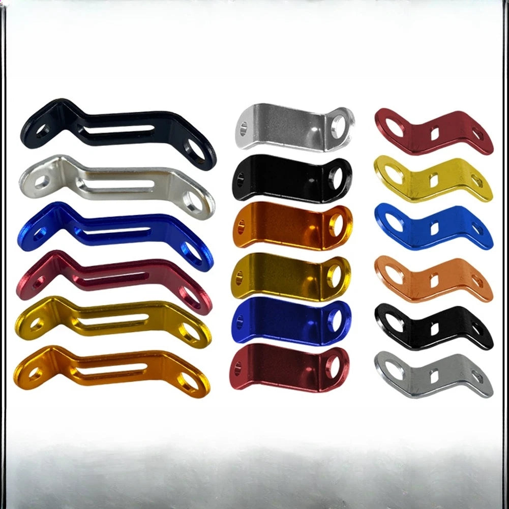 Motorcycle Oil Cup Holder Bracket for Brake Pump (Aluminum, Wavy, Z Shape)