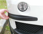 Carbon Fiber Pattern Front Rear Bumper Corner Protection Lip Guards (2) for 2014–2020