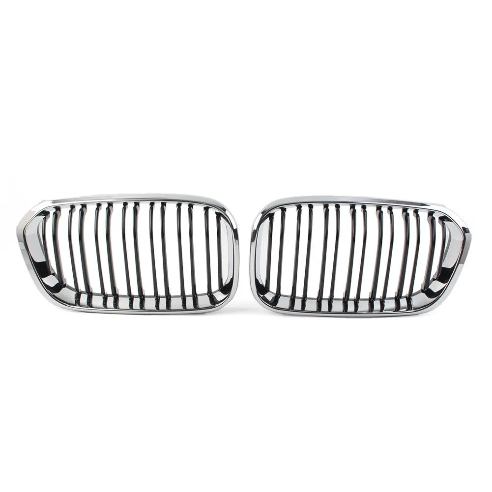 2X Front Bumper Kidney Grille Dual Slat for BMW 1 Series F20 F21 (2015–2019)