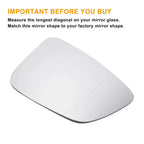 Right Side White Mirror w/ Back Heated for BMW 3 Series G20 G21