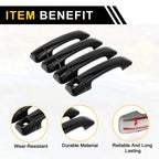 Set of 4 Door Handle Covers for Toyota Tundra (2007–2020) ABS Black