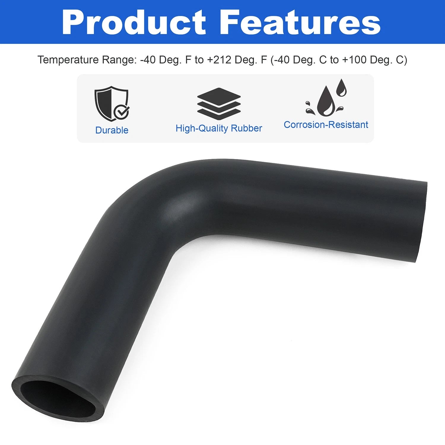 Fuel Filler Neck Hose 24717 for Universal Molded Gasoline Tube
