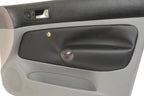 Rear Door Panel Insert for Jetta (1999–2004) Black Leather Synthetic