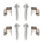 Set of 4 Exhaust Manifold Bolts U Nuts Kit 03442 for Dodge Ram 1500