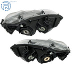 2X Headlight Assembly for Honda Civic (2016-2021) with LED DRL Black Housing