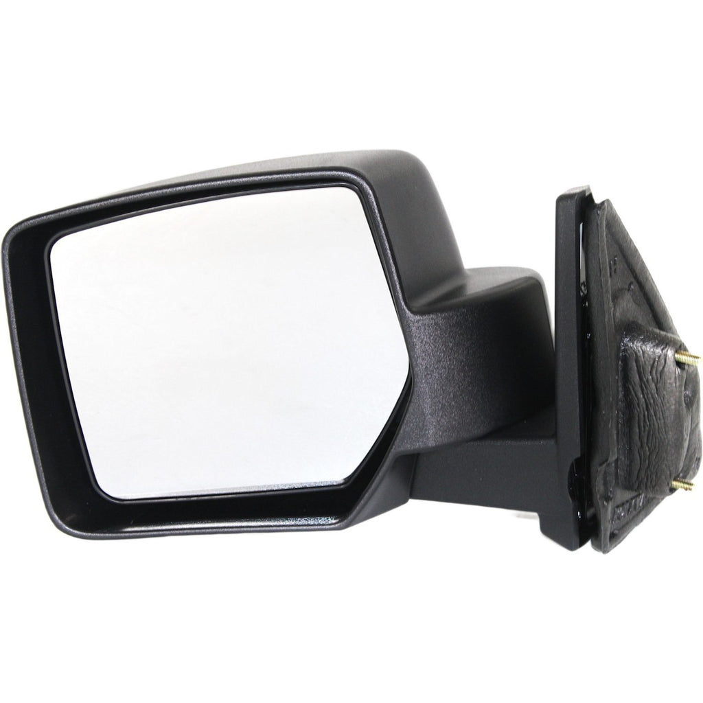 Manual Side View Mirror for Jeep Patriot (2007–2017) - Textured Black, Left