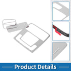 Front Row Rear Row Light Trim Bezel for Honda Stepwgn (2023) Silver Tone