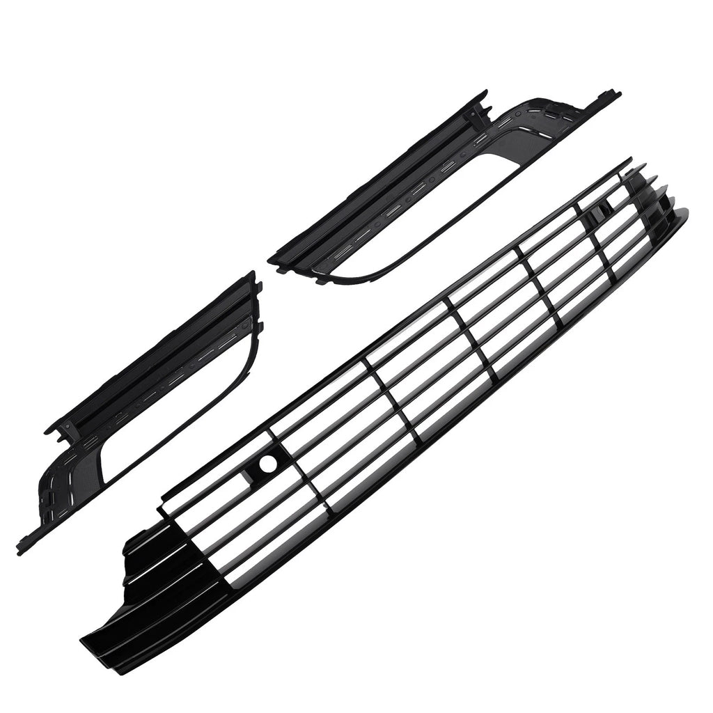 Set of 3 Chrome Bumper Grilles for VW CC (2013-2017)