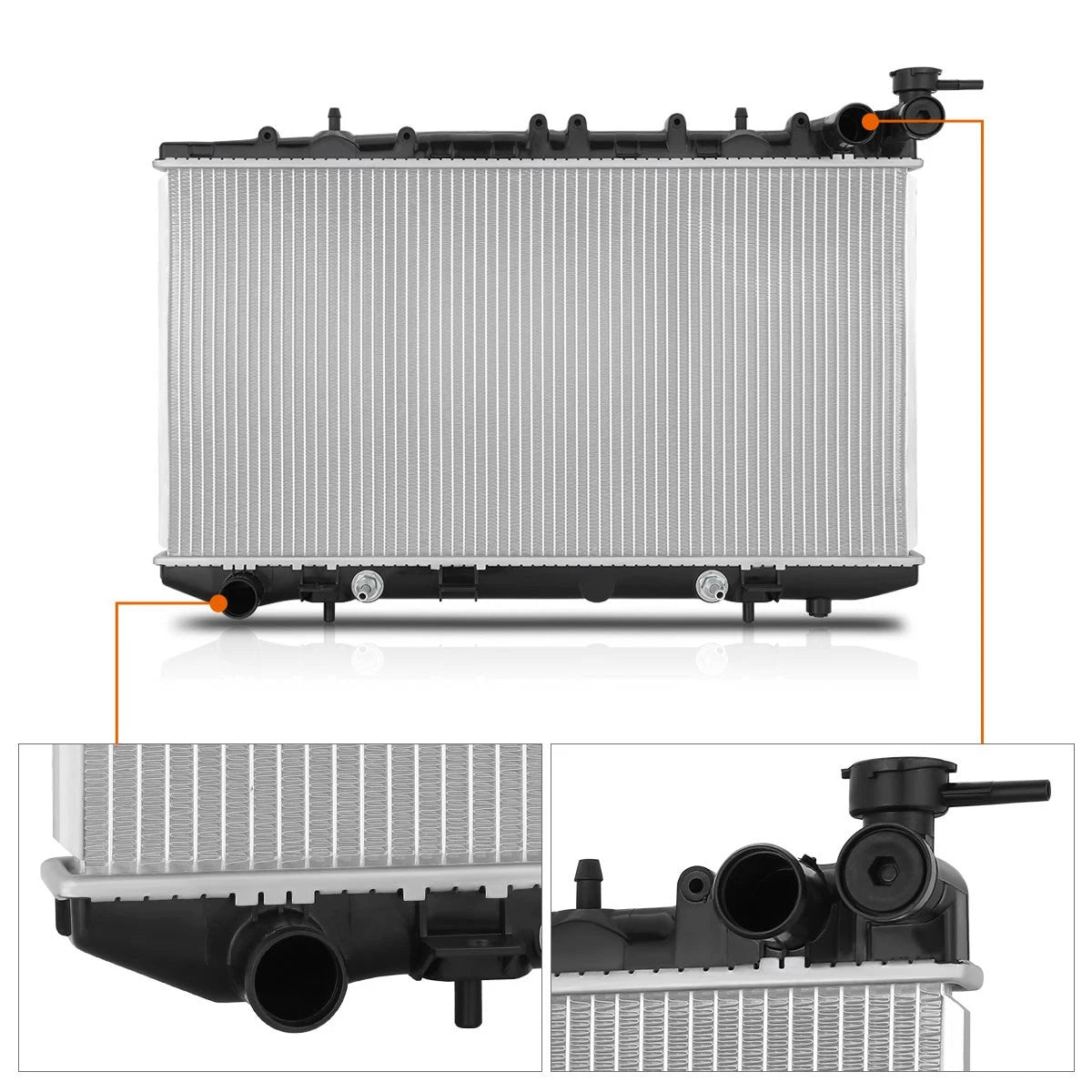 Aluminum Radiator DPI-1158 for Infiniti G20/200SX 1991–1998