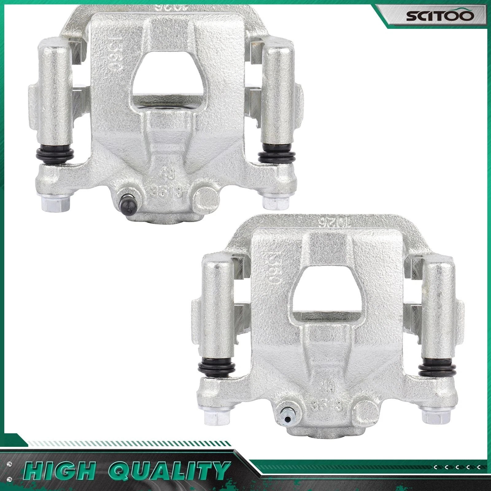 Rear Brake Calipers w/ Bracket Kit for Nissan Altima (2007–2012)