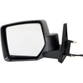Power Mirror for Jeep Patriot (2007–2017) Left Textured Black Manual Folding