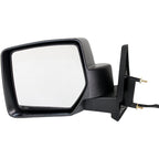 Power Mirror for Jeep Patriot (2007–2017) Left Textured Black Manual Folding