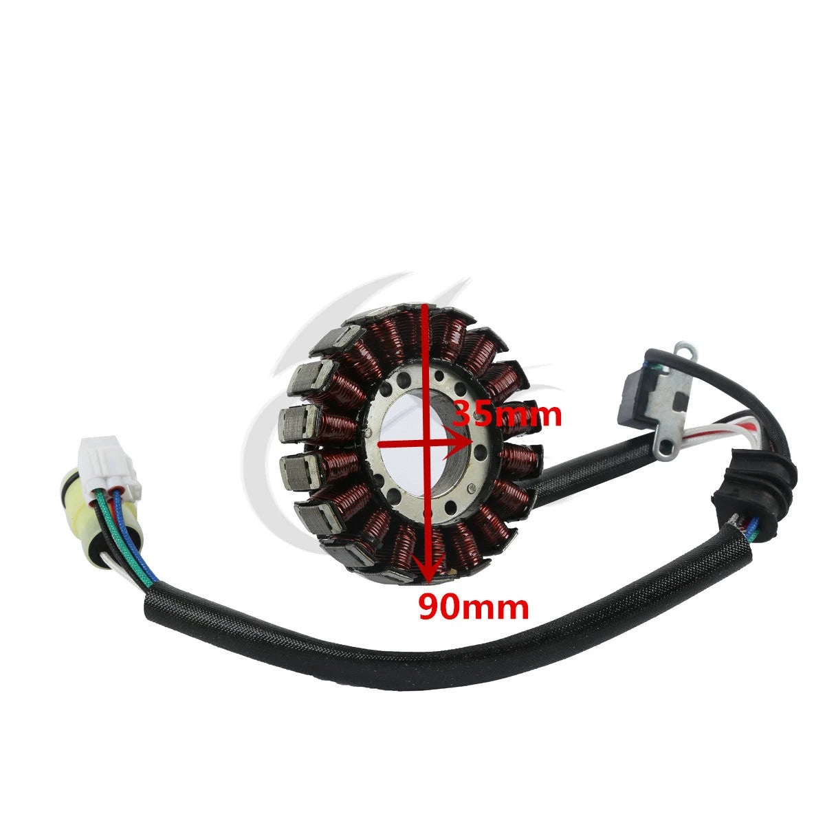 Stator Coil for Yamaha YFM250 Big Bear (2007–2009), Bruin (2005–2006), Raptor YFM660 (2001–2005)