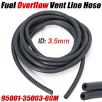 Rubber Fuel Overflow Vent Line 3.5mm ID 10ft Roll 95001-35003-60M for Honda