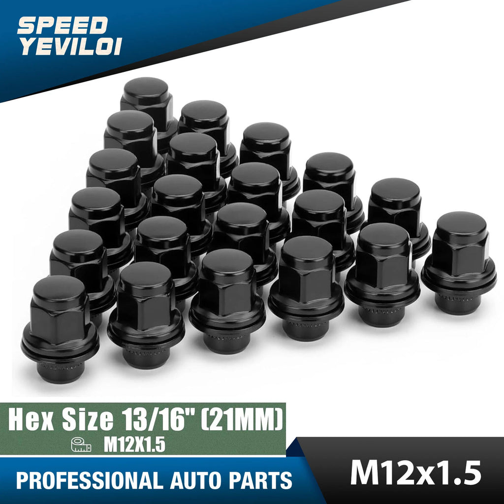 Wheel Lug Nuts for Toyota Camry Tacoma Highlander (2010–2020)