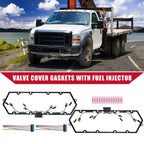 2X Valve Cover Gaskets with Fuel Injector Pigtail Kit for Ford Excursion (2000–2005)