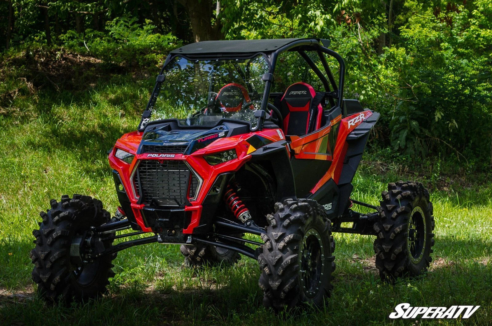 Scratch Resistant Full Windshield for Polaris RZR XP Turbo S (2018–2021)