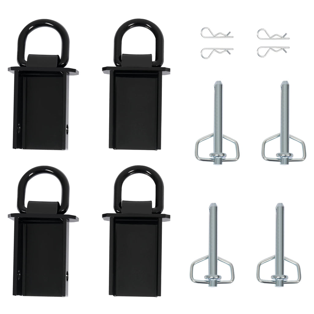 Set of 4 Stake Pocket D Rings for Truck Bed