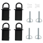 Set of 4 Stake Pocket D Rings for Truck Bed