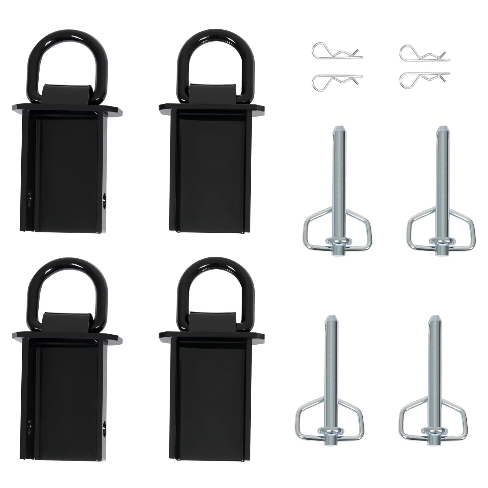 Set of 4 Stake Pocket D Rings for Truck Bed