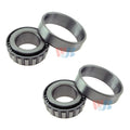 Set of 2 Front Outer Wheel Bearing Race Sets for Chrysler Dodge Porsche Volvo