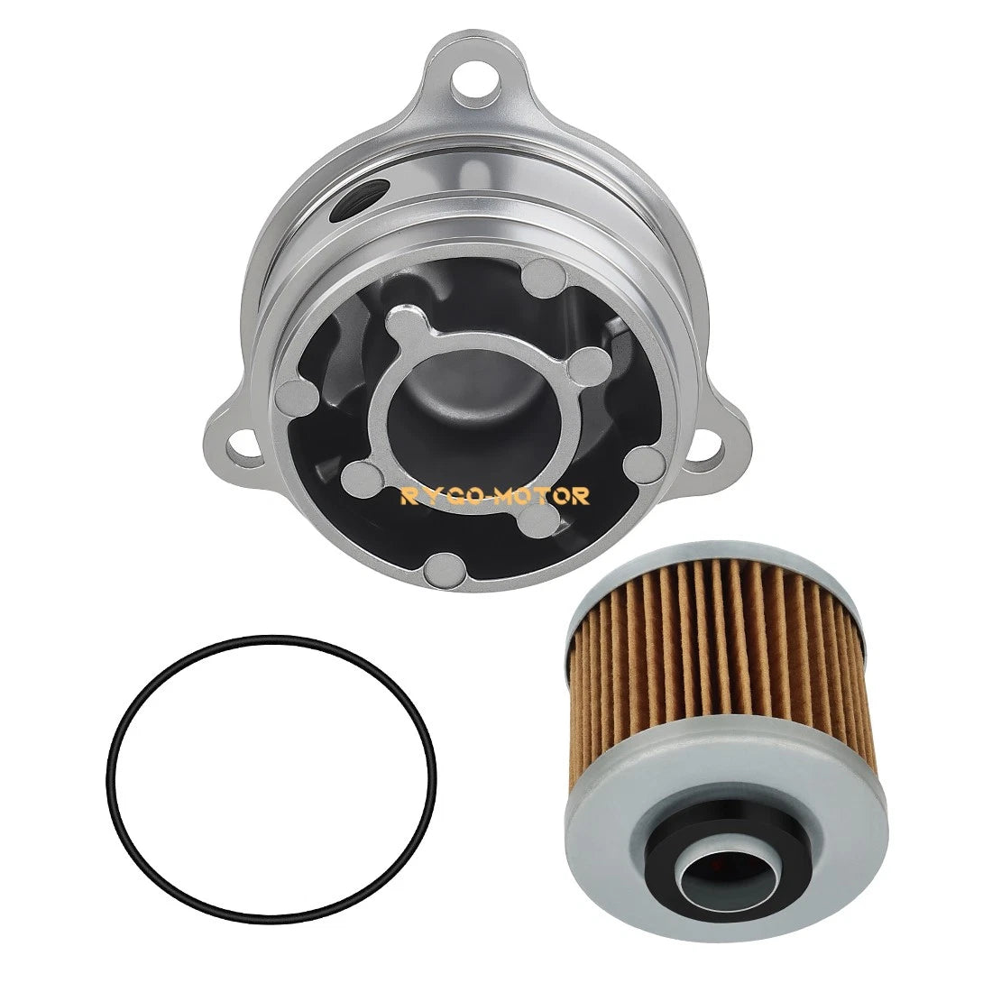 Oil Filter Set with Cover & O-Ring for Yamaha V Star 1100 (1999–2009)