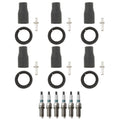 Set of 6 Denso Iridium Power Plugs & NGK Ignition Coil Boots for Kia Borrego (2009–2011)
